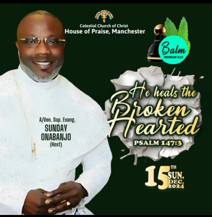 HEALING OF BROKEN HEARTED IN LONDON! A/V/S/E ONABANJO make proclamation………