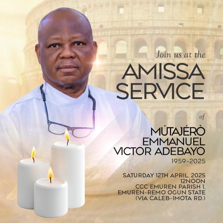 AMISSA SERVICE FOR LATE MUTAJERO.