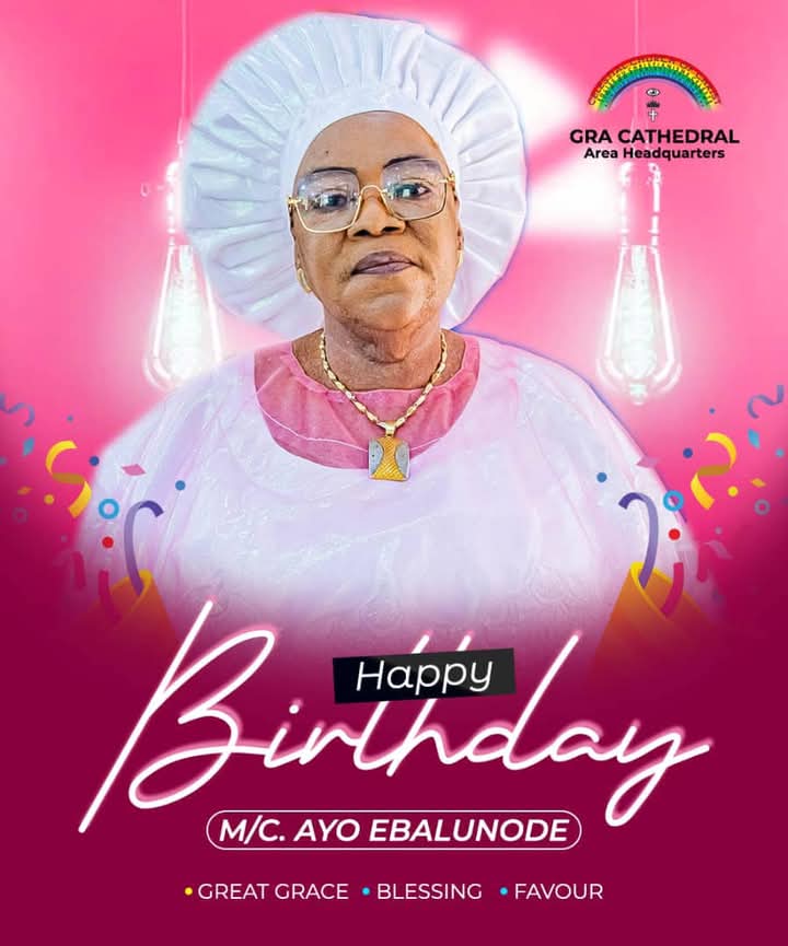 M/C EBALUNODE! A VICTORIOUS WOMAN OF CCC GRA CATHEDRAL, BENIN CITY.