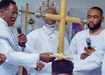 PROPHET AYO LULI LAYS ALTAR OF CCC STRONG TOWER PARISH, BRUSSELS, BELGIUM! VSE KIKI, VSE LAWSON GRACE DEDICATION