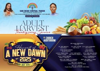 CCC SAN DIEGO CENTRAL PARISH, USA JOYFULLY TO ROAR HARVEST OF NEW DAWN