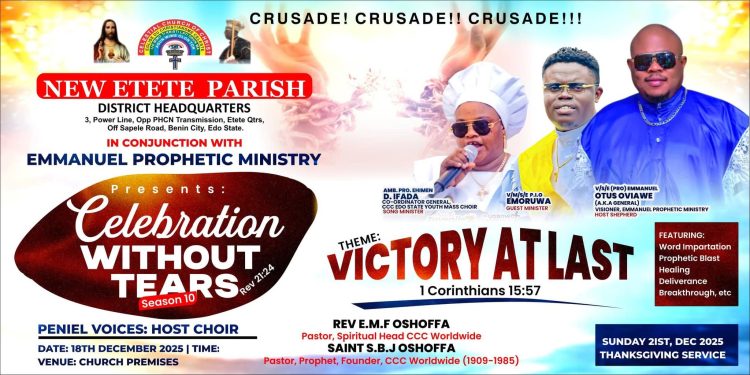 REVIVAL!! VICTORY AT LAST!!! — VSE OVIAWE ANNOUNCES POWER-PACKED END-OF-YEAR PROGRAMME