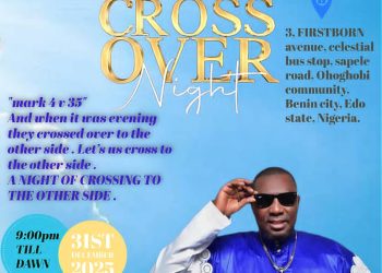 PROPHET MARVIS TO PROPHESY AT CROSSOVER SERVICE: CCC FIRSTBORN PROPHETIC CATHEDRAL, BENIN CITY SET TO WELCOME 2026 IN JOY