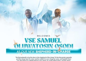 SEVENTH YEAR PARISH 1, UK WELCOMES VSE SAMUEL OLUWATOSIN OSODI AS SHEPHERD-IN-CHARGE