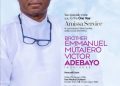 ONE-YEAR REMEMBRANCE SERVICE!!! In Loving Memory of Brother Emmanuel Mutajero Victor Adebayo