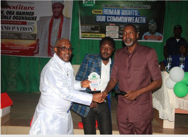 CCC SALVATION-ARK PARISH MANCHESTER HONOURED WITH AWARD OF “SERVICE TO HUMANITY” BY CDHR