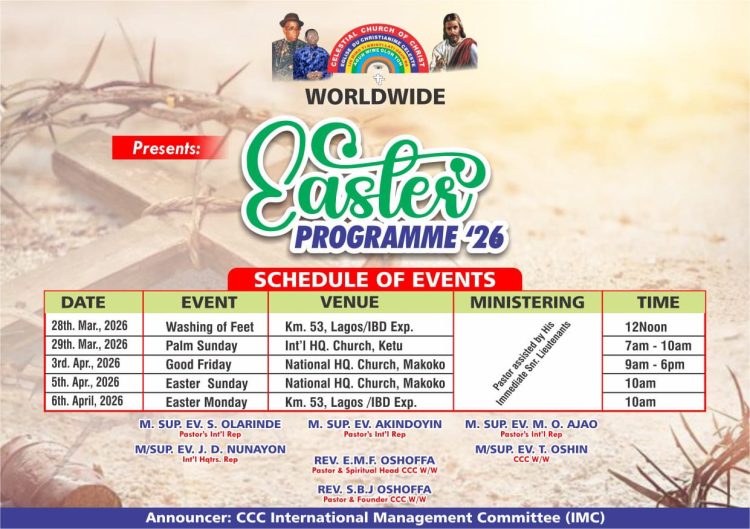 IMC SETS THE TONE FOR EASTER 2026 WITH OFFICIAL CCC PROGRAMME ANNOUNCEMENT