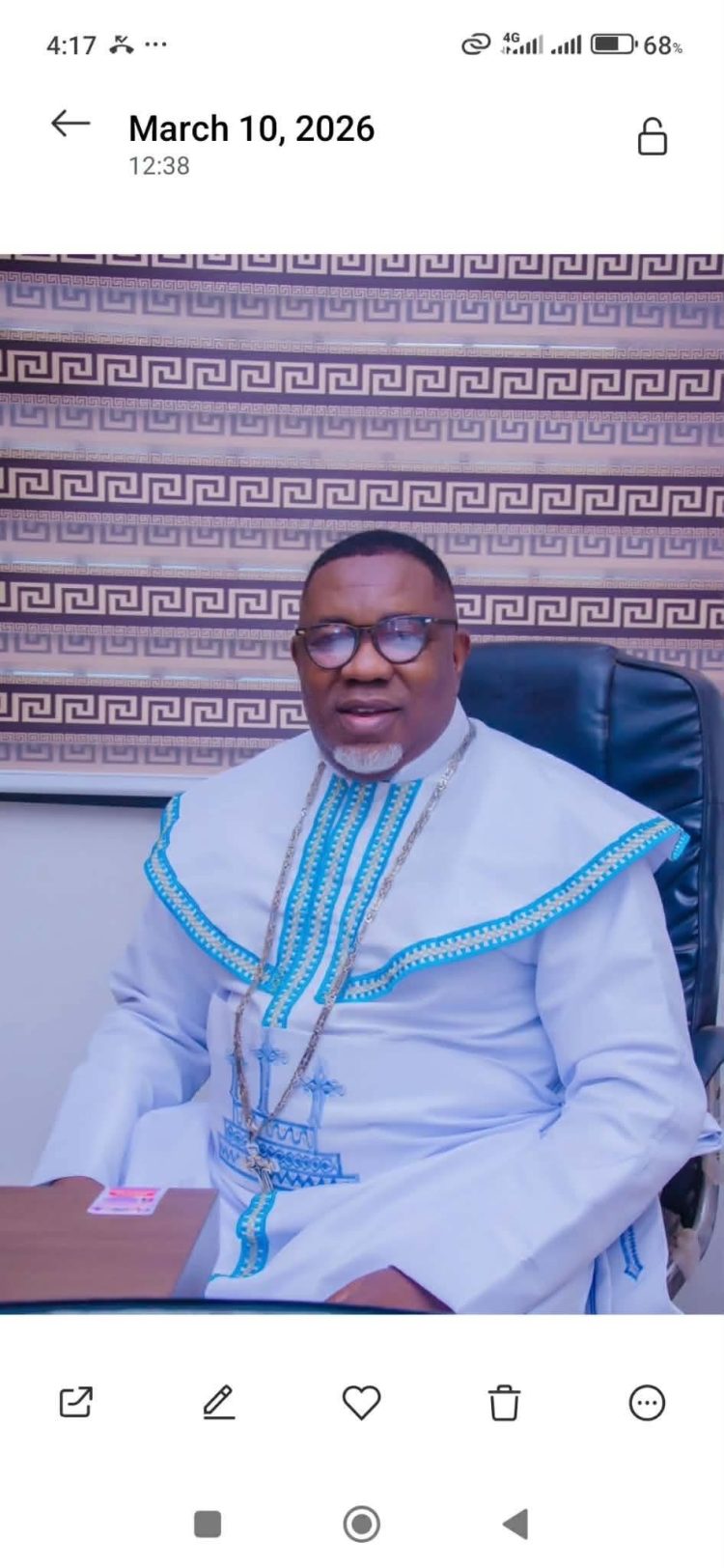 VSE GBENGA TANIMOWO MARKS NEW AGE WITH THANKSGIVING AND PRAISE TO GOD