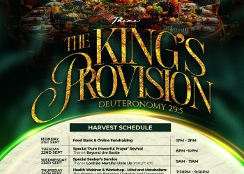 CCC REHOBOTH FAMILY PARISH, LONDON MARKS 20 YEARS OF ADULT HARVEST WITH “THE KING’S PROVISION”