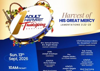 “HARVEST OF HIS GREAT MERCY” TO RESOUND AS CCC FOUNTAIN OF LIGHT MODEL PARISH 2 HOLDS INAUGURAL ADULT HARVEST