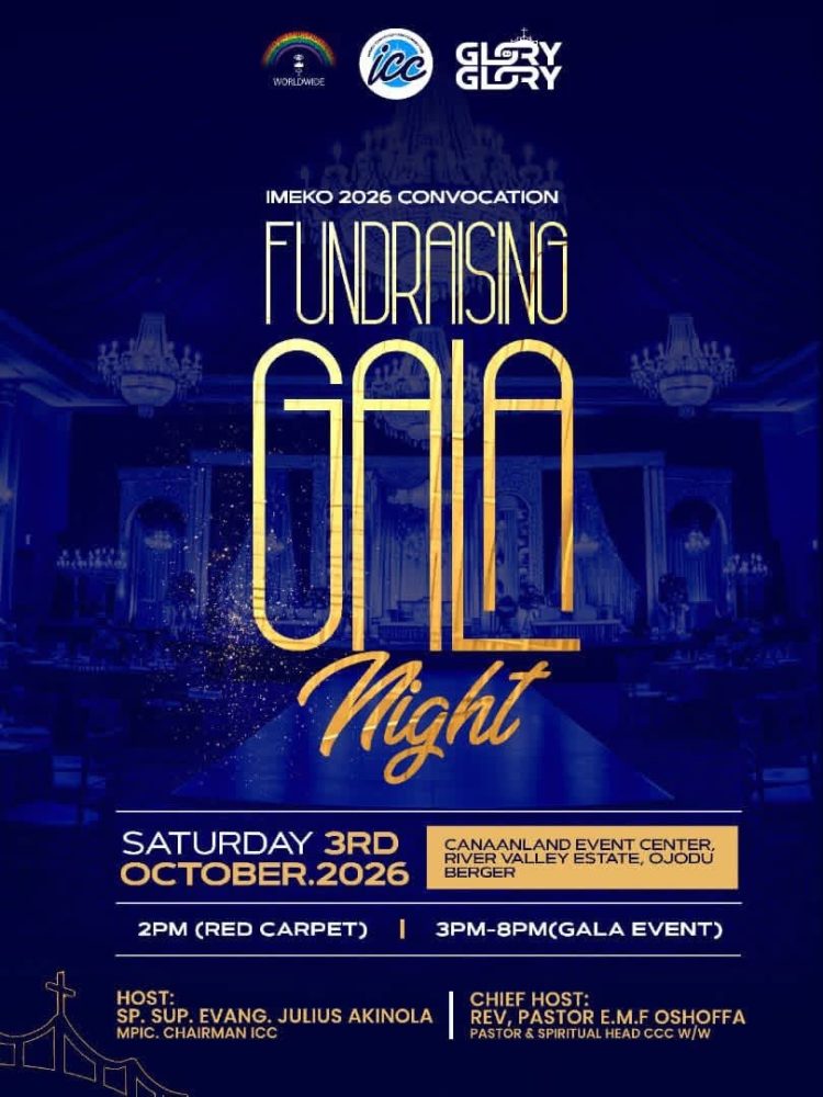 IMEKO 2026 CONVOCATION: FUNDRAISING GALA NIGHT TO PROMOTE UNITY, FELLOWSHIP AND SUPPORT FOR THE CONVOCATION