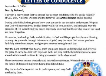 SUPREME HEADQUARTERS, BENIN REPUBLIC SYMPATHISES WITH LATE AMSE BALOGUN AND USA NATIONAL DIOCESE