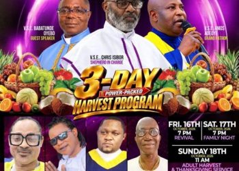 “IT IS FINISHED”: ARIZONA CENTRAL PARISH, USA ANNOUNCES GRAND ADULT HARVEST THANKSGIVING IN PHOENIX